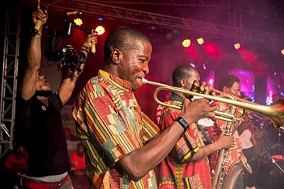Trumpet man at Afropolitan Vibes 1
