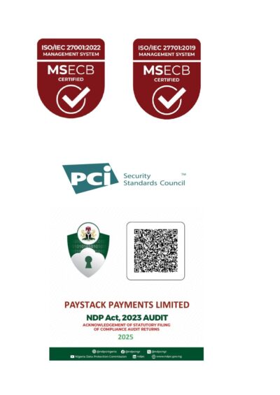 Compliance badges